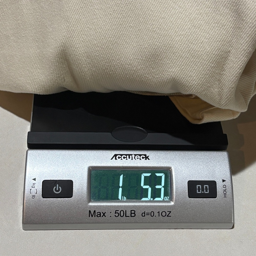 NWT Gap Women Baggy Mid Rise Wide Leg Jeans Crop Ecru Off-White Denim Sz 31 12R - Picture 15 of 15